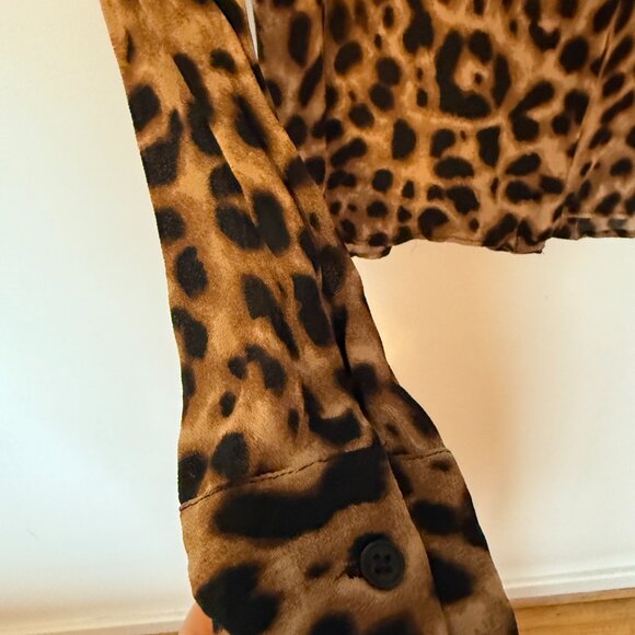 Reformation leopard print viscose blouse - Picture 4 of 4